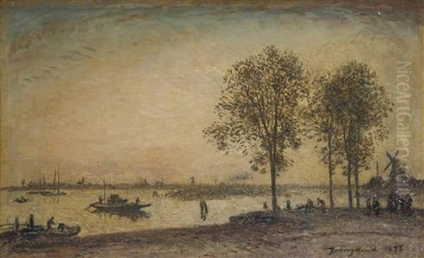 La Meuse Et Le Merweede Devant Dordrecht, Hollande - view 1
