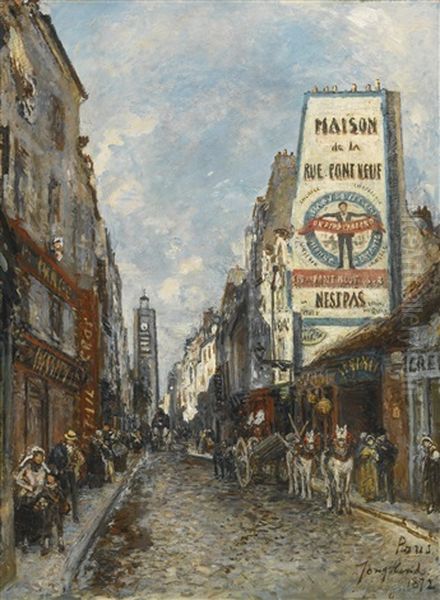 La Rue Saint-jacques, Paris - view 1