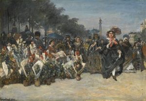 Le Marche Aux Fleurs, Boulevard Richard Lenoir, Paris