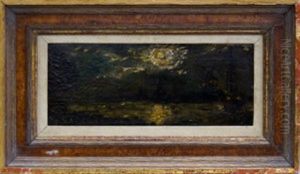 Moulins Au Claire De Lune by Johan Barthold Jongkind