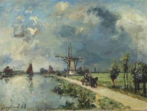 La Route Pres De Rotterdam, Effet De Pluie