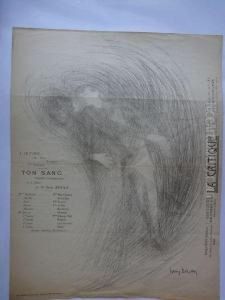 Ton Sang. Programme Pour Le Theatre De L'uvre. 8 Mai 1897. by Henry Bataille