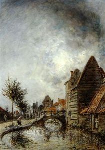 Un Canal Interieur A Dordrecht