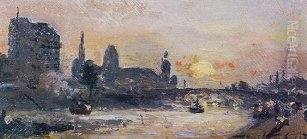 Coucher De Soleil Sur Le Fleuve - view 1