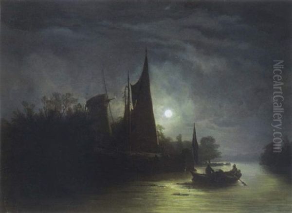Barque Au Clair De Lune - view 1