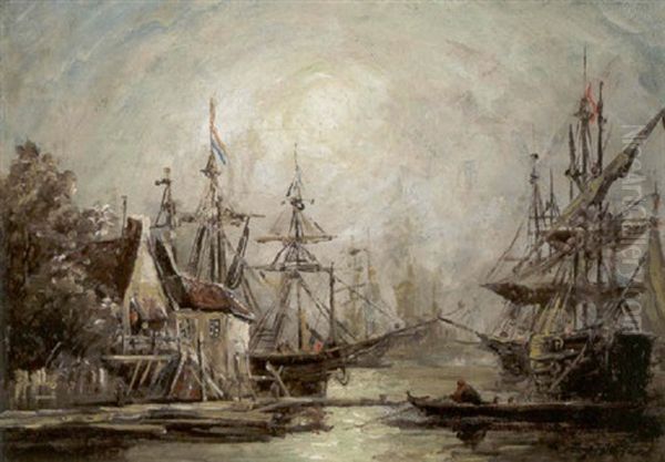 Segelschiffe Im Hafen - view 1