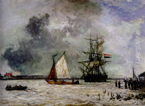 La Meuse A Dordrecht - view 1