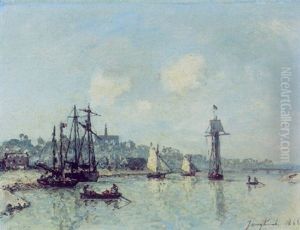 Bateaux A L'embouchure De La Touques Bateaux A L'embouchure De La Touques