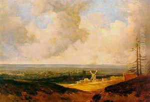 A Landscape With A Village In The Distance