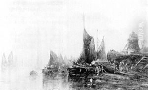 Le Port D'anvers by Johan Barthold Jongkind