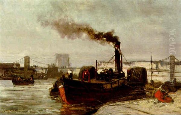 Remorqueur, Quai Henri Iv 1849 - view 1