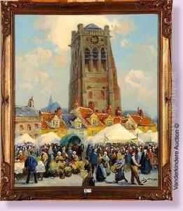 Marche De Furnes by Willem Bataille