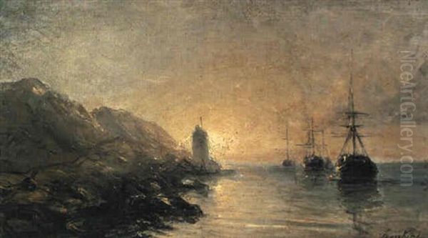 Coucher De Soleil Sur La Mer - view 1