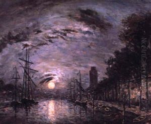 Moonlit Canal Moonlit Canal