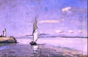 Voilier En Baie De Seine