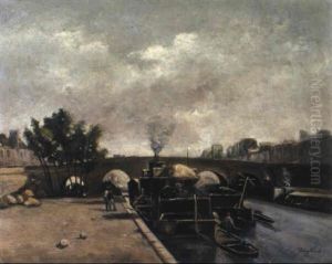 La Seine En Avant Du Pont St.-paul