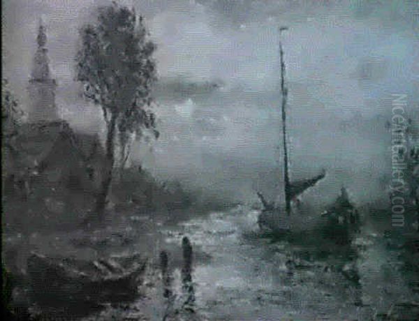 Fishing Boats At Twilight - view 1
