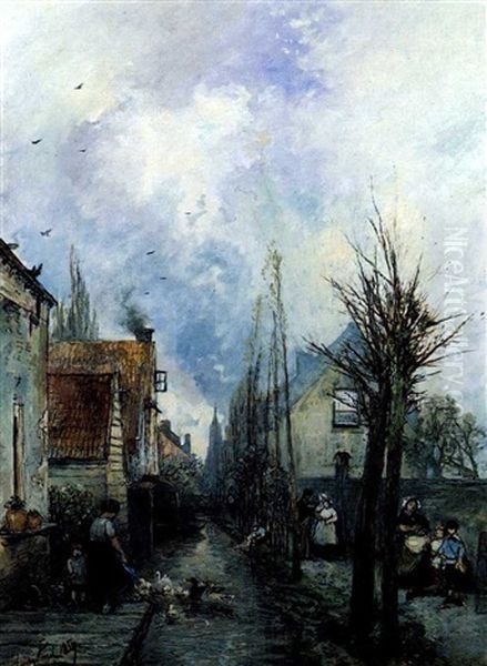 Delft, Scene De Rue - view 1
