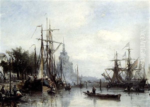 The Port At Rotterdam - view 1