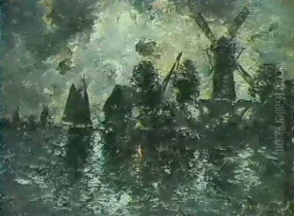 Windmills At Kinderdijk - view 1