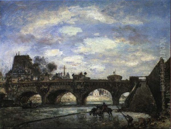 La Seine Au Pont-neuf - view 1