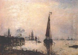 Le Port D'anvers by Johan Barthold Jongkind
