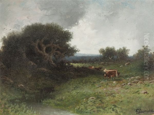 Cows Grazing - view 1