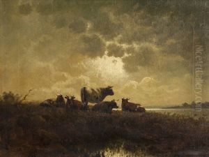 Cattle In A Luminescent Landscape