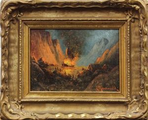 Fire In Sausalito Bay