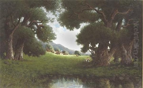 Among The Oaks - view 1