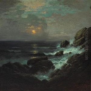 Crashing Waves At Sunset by Carl Henrik Jonnevold