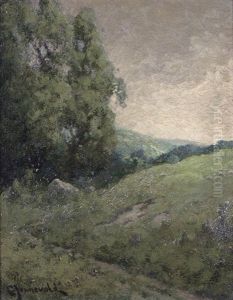 Landscape In San Mateo Co. California by Carl Henrik Jonnevold