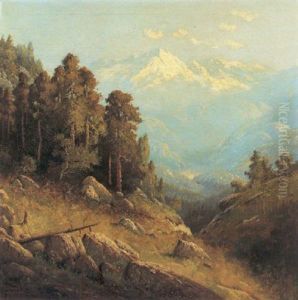 A Mountain Landscape In Spring
