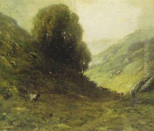 Cows In A Valley