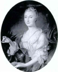 Portrait Einer Buergerlichen Dame by Victor-Philippe-A. de Jonquieres