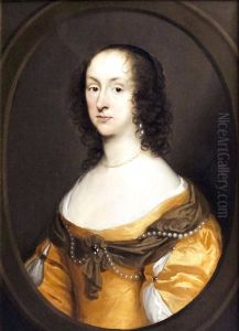 Portrait Of Sophie, Palatine Of The Rhine by Cornelis Jonson Van Ceulen