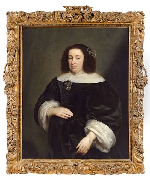 Portrait Of A Lady With Pearls - view 1