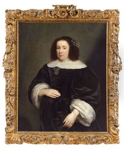 Portrait Of A Lady With Pearls Portrait Of A Lady With Pearls