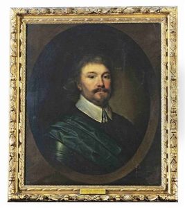 Portrait Of An Officer In Armor With A Green Sash