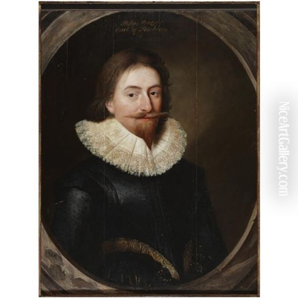 Portrait Of A Gentleman, Said To Be Philip Herbert, 1st Earl Of Montgomery And 4th Earl Of Pembroke - view 1