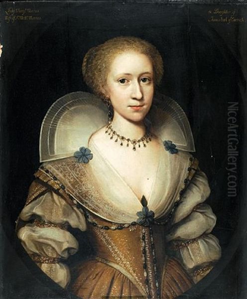 Portrait Of A Lady (margaret Mennes?) - view 1