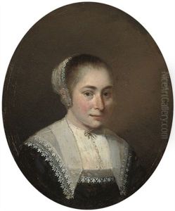Portrait Of A Lady (mary Cropper?) by Cornelis Jonson Van Ceulen