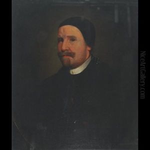 Portrait Of Professor John Antonides Van Der Linden by Cornelis Jonson Van Ceulen