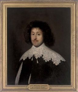 Portrait Of A Gentleman In A Black Doublet And White Lace Collar (sir William Campion ?)
