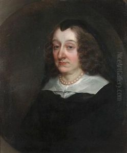 Portrait Of A Lady In Widow's Weeds