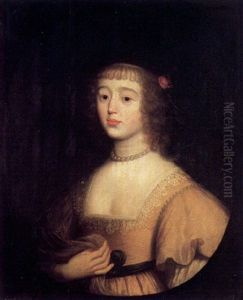 Portrait De Jeune Femme En Robe Jaune