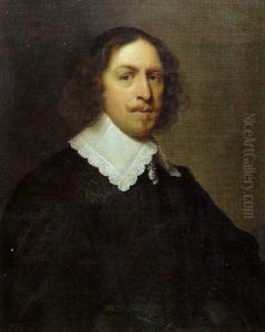 Portrait Of A Gentleman In An Embroidered Black Doublet And Lace Collar Portrait Of A Gentleman In An Embroidered Black Doublet And Lace Collar