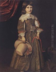 Portrait Of A Boy With His Dog Portrait Of A Boy With His Dog