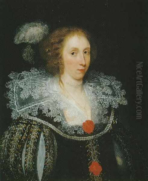 Portrait Of A Lady Of The Campion Family (elizabeth Campion?) - view 1
