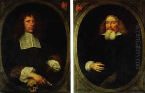 Portrait D'homme Tenant Un Livre Dans Un Oeil-de-boeuf Portrait D'homme Tenant Un Livre Dans Un Oeil-de-boeuf